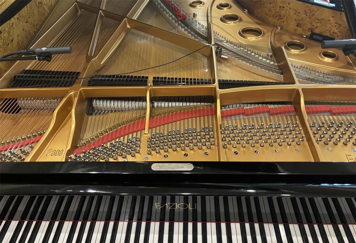 Neumann KM183 Mics over the Fazioli F308